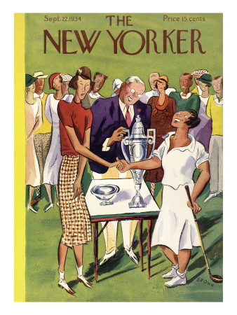 The New Yorker Cover - September 22, 1934 by Harry Brown Pricing Limited Edition Print image