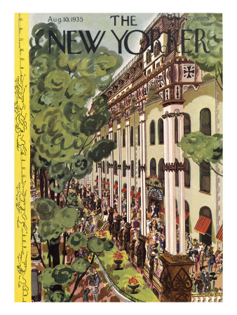 The New Yorker Cover - August 10, 1935 by Arnold Hall Pricing Limited Edition Print image