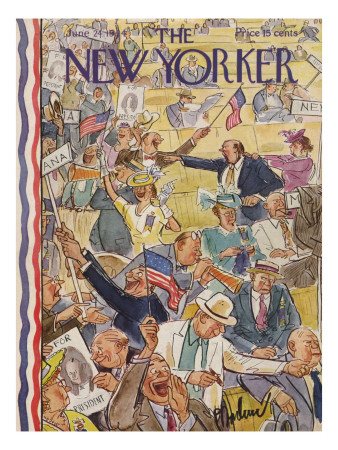 The New Yorker Cover - June 24, 1944 by Perry Barlow Pricing Limited Edition Print image