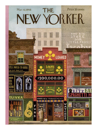 The New Yorker Cover - March 6, 1948 by Witold Gordon Pricing Limited Edition Print image