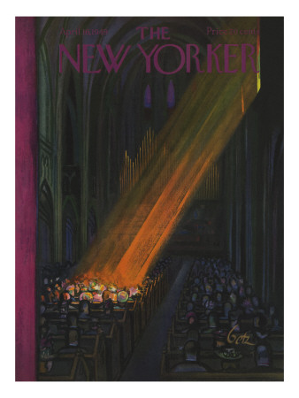 The New Yorker Cover - April 16, 1949 by Arthur Getz Pricing Limited Edition Print image
