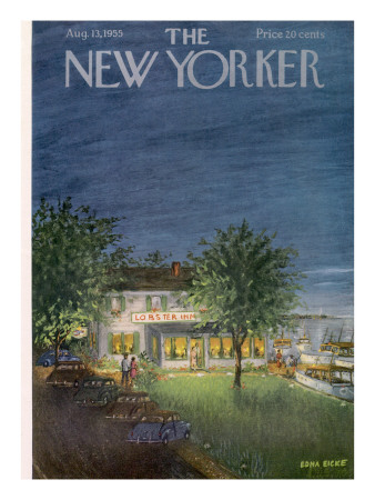The New Yorker Cover - August 13, 1955 by Edna Eicke Pricing Limited Edition Print image
