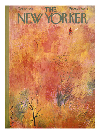 The New Yorker Cover - October 12, 1957 by Roger Duvoisin Pricing Limited Edition Print image