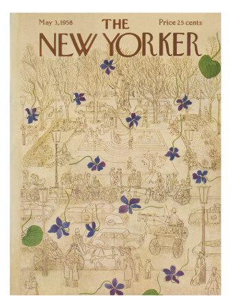 The New Yorker Cover - May 3, 1958 by Ilonka Karasz Pricing Limited Edition Print image
