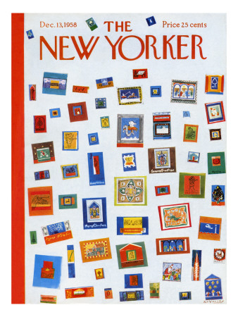 The New Yorker Cover - December 13, 1958 by Anatol Kovarsky Pricing Limited Edition Print image