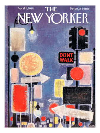 The New Yorker Cover - April 8, 1961 by Kenneth Mahood Pricing Limited Edition Print image