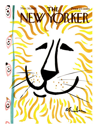 The New Yorker Cover - March 30, 1963 by Abe Birnbaum Pricing Limited Edition Print image