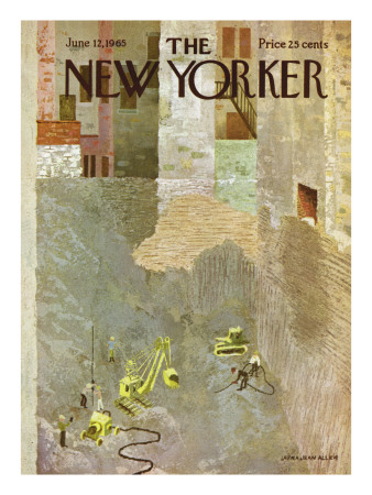 The New Yorker Cover - June 12, 1965 by Laura Jean Allen Pricing Limited Edition Print image