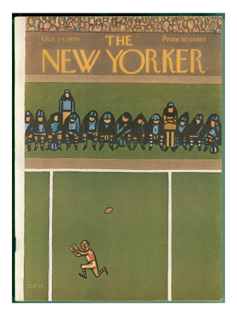 The New Yorker Cover - October 24, 1970 by Charles E. Martin Pricing Limited Edition Print image