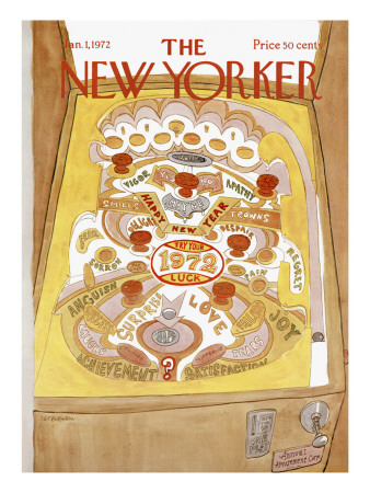 The New Yorker Cover - January 1, 1972 by James Stevenson Pricing Limited Edition Print image