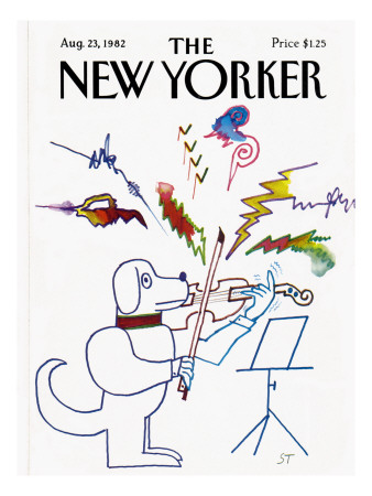 The New Yorker Cover - August 23, 1982 by Saul Steinberg Pricing Limited Edition Print image