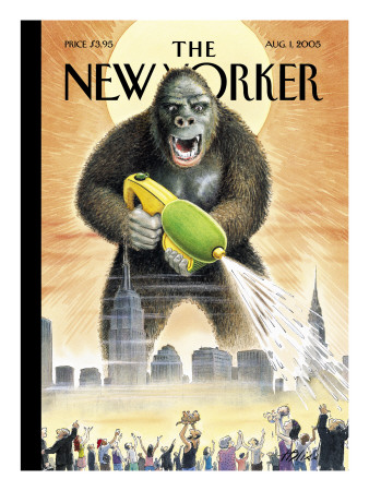 The New Yorker Cover - August 1, 2005 by Harry Bliss Pricing Limited Edition Print image