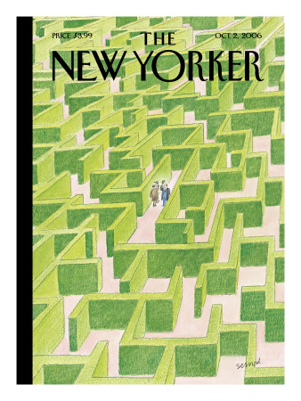 The New Yorker Cover - October 2, 2006 by Jean-Jacques Sempé Pricing Limited Edition Print image