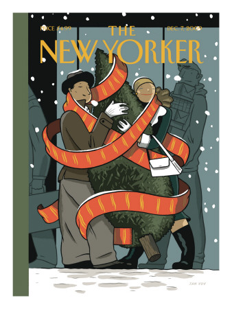 The New Yorker Cover - December 7, 2009 by Jan Van Der Veken Pricing Limited Edition Print image