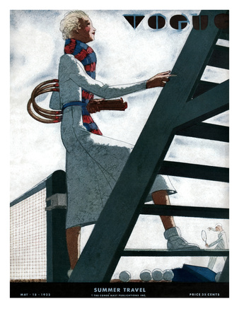 Vogue Cover - May 1932 by Jean Pages Pricing Limited Edition Print image