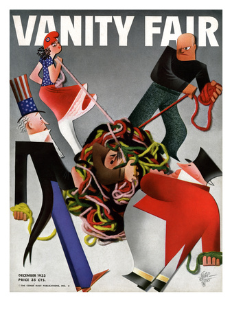 Vanity Fair Cover - December 1933 by Garretto Pricing Limited Edition Print image