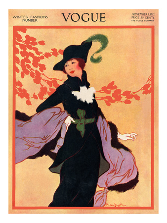 Vogue Cover - November 1912 by Helen Dryden Pricing Limited Edition Print image