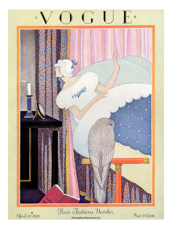 Vogue Cover - April 1925 by George Wolfe Plank Pricing Limited Edition Print image
