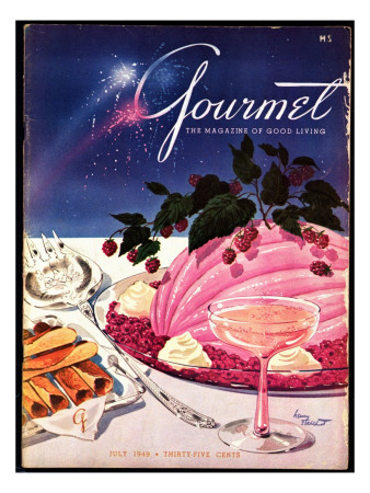 Gourmet Cover - July 1949 by Henry Stahlhut Pricing Limited Edition Print image