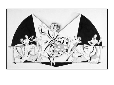 Vogue - August 1922 by John Barbour Pricing Limited Edition Print image