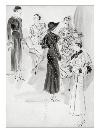 Vogue - May 1933 by René Bouét-Willaumez Pricing Limited Edition Print image
