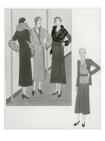 Vogue - August 1931 by Polly Tigue Francis Pricing Limited Edition Print image