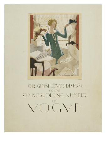 Vogue - March 1925 by Pierre Brissaud Pricing Limited Edition Print image