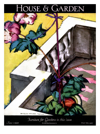 House & Garden Cover - June 1925 by Bradley Walker Tomlin Pricing Limited Edition Print image