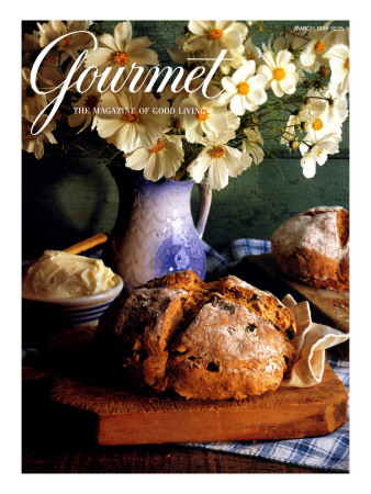 Gourmet Cover - March 1994 by Romulo Yanes Pricing Limited Edition Print image