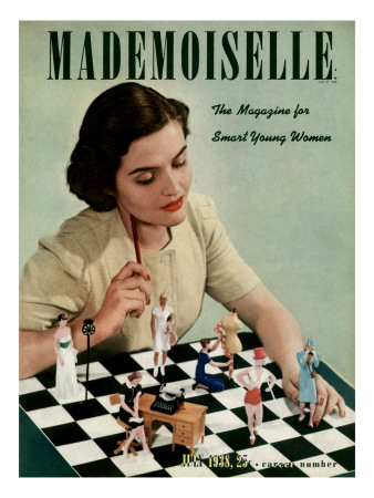 Mademoiselle Cover - July 1938 by Paul D'ome Pricing Limited Edition Print image
