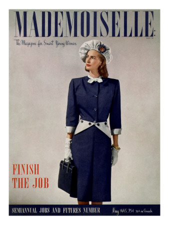 Mademoiselle Cover - May 1945 by Fritz Henle Pricing Limited Edition Print image
