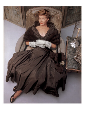 Vogue - October 1948 by John Rawlings Pricing Limited Edition Print image