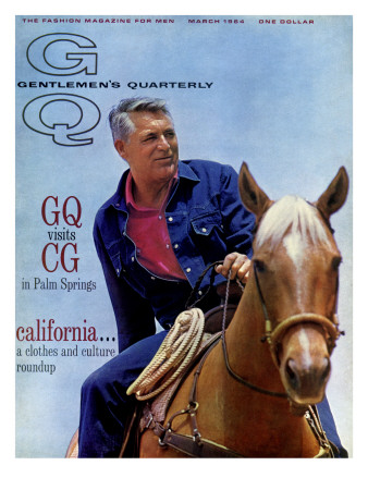 Gq Cover - March 1964 by Hal Adams Pricing Limited Edition Print image