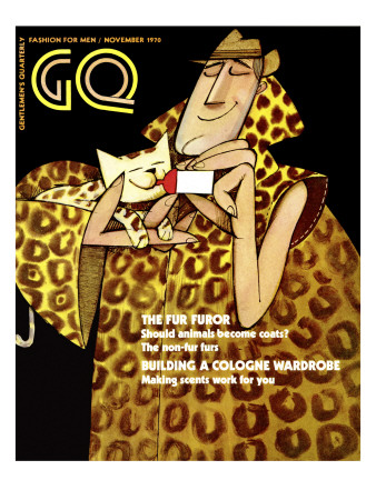 Gq Cover - November 1970 by Ziraldo Alves Pinto Pricing Limited Edition Print image