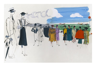 Vogue - August 1938 by Jean Pages Pricing Limited Edition Print image