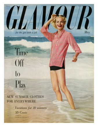 Glamour Cover - May 1954 by Leombruno-Bodi Pricing Limited Edition Print image