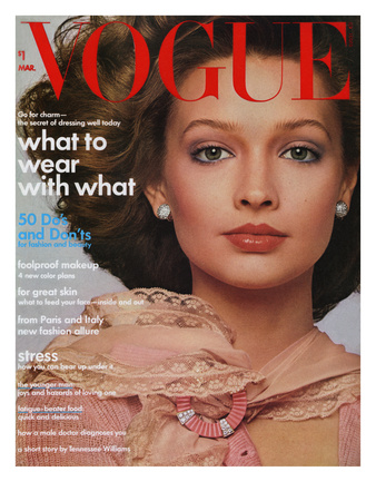Vogue Cover - March 1974 by Francesco Scavullo Pricing Limited Edition Print image