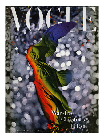 Vogue Cover - December 1945 by Erwin Blumenfeld Pricing Limited Edition Print image