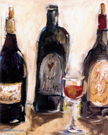 Glass Of Red by Nicole Etienne Pricing Limited Edition Print image