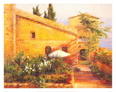 Tuscan Courtyard by Kate Palmer Pricing Limited Edition Print image