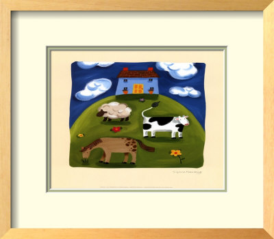 Blue Farmhouse by Sophie Harding Pricing Limited Edition Print image