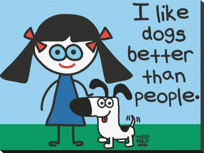Dogs Better Than People by Todd Goldman Pricing Limited Edition Print image