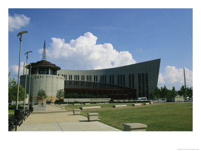 Exterior View Of The New Country Music Hall Of Fame In Downtown Nashville by Stephen Alvarez Pricing Limited Edition Print image