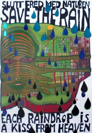 Save The Rain by Friedensreich Hundertwasser Pricing Limited Edition Print image