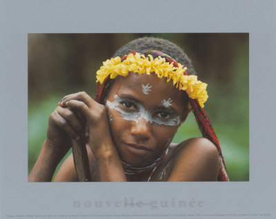 Papian Girl Of Baliem Valley by Guenet Pricing Limited Edition Print image