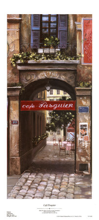 Cafe Pasquier by Mark St. John Pricing Limited Edition Print image