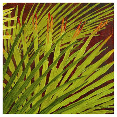 Three Palms, Panel C by Debra Jackson Pricing Limited Edition Print image