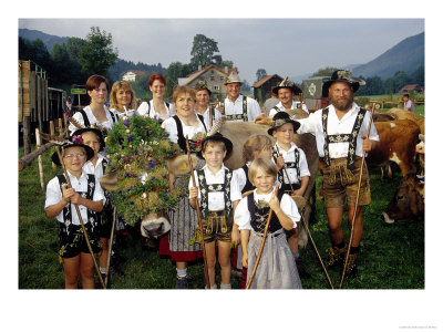 Bavarian Rancher Family by Elfi Kluck Pricing Limited Edition Print image
