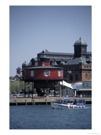 Water Taxi In Front Of Pier, Baltimore, Md by Vic Bider Pricing Limited Edition Print image