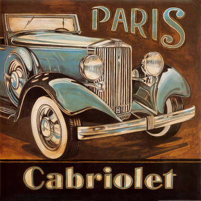 Paris Cabriolet by Gregory Gorham Pricing Limited Edition Print image